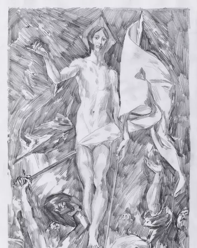 Ciprian Mureșan – Study (after El Greco)