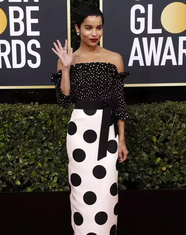 Zoë Kravitz în Saint Laurent