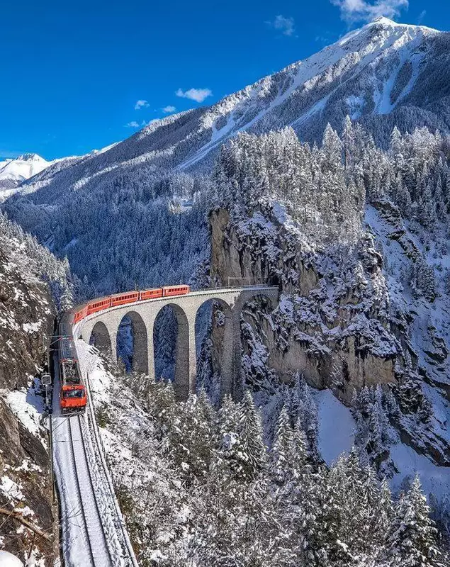 Glacier Express, Elveția | Foto: Facebook Love Switzerland