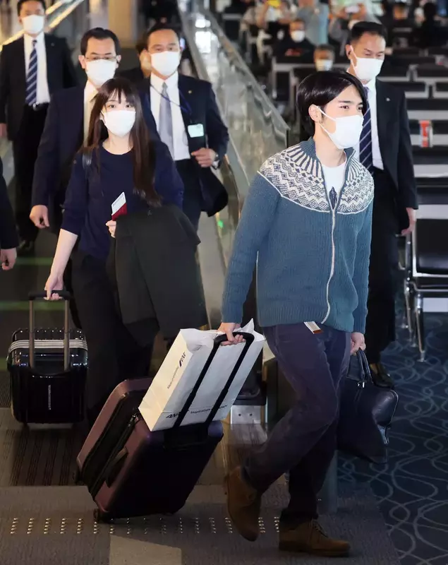 Former princess Mako Komuro travels to New York