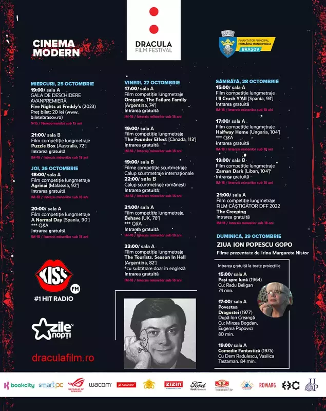 Dracula Film Festival_program Cinema Modern