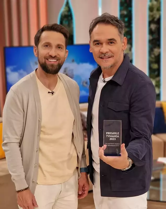Dani Oțil și Răzvan Simion premiu TVmania