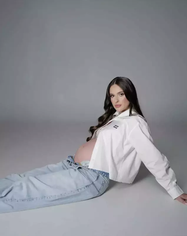 Elena Hagi insarcinata 7