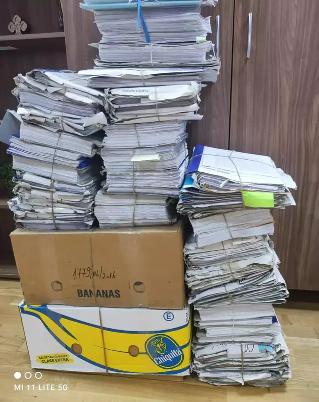 Condițiile de muncă ale personalului auxiliar din instanțe-Foto pagina de Facebook a Sindicatului Național al Grefei Judiciare Dicasterial