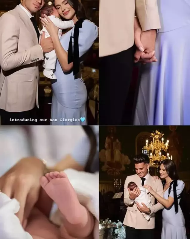 Ianis Hagi și Elena și-au botezat băiețelul. Ce nume inedit au ales pentru fiul lor (2)