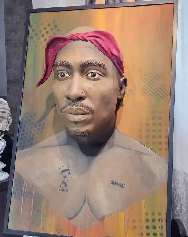 Tupac Shakur figurina 3D