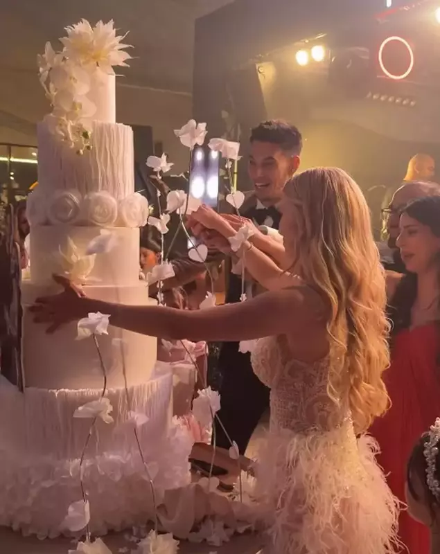 Andreea Bălan și Victor Cornea la nuntă