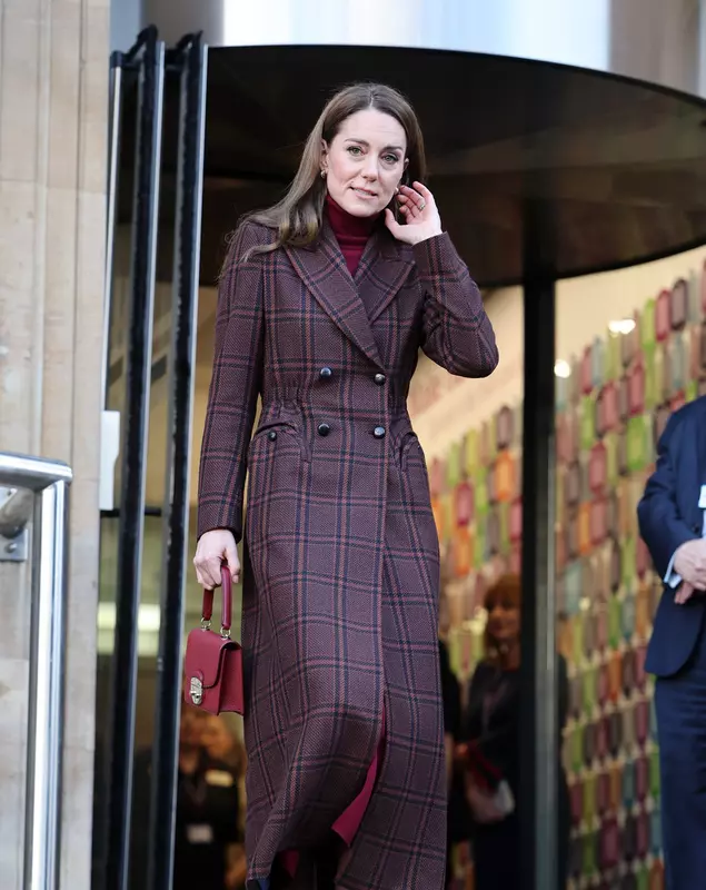 Kate Middleton at The Royal Marsden Hospital in London