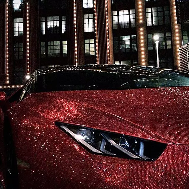 Lamborghini Huracan, acoperit cu cristale Swarovski (4)