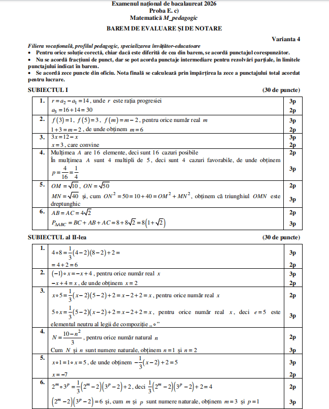 BAREM BAC MATE INFO-PEDAGOGIC-AUGUST