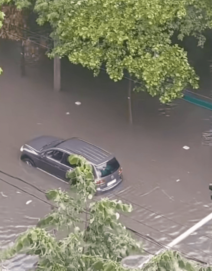 Inundații în București-2