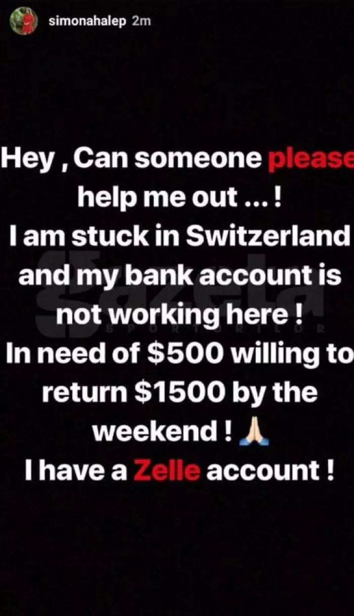 cont instagram halep