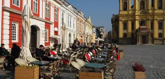 Terasele din Timișoara au fost pline, pe 15 februarie