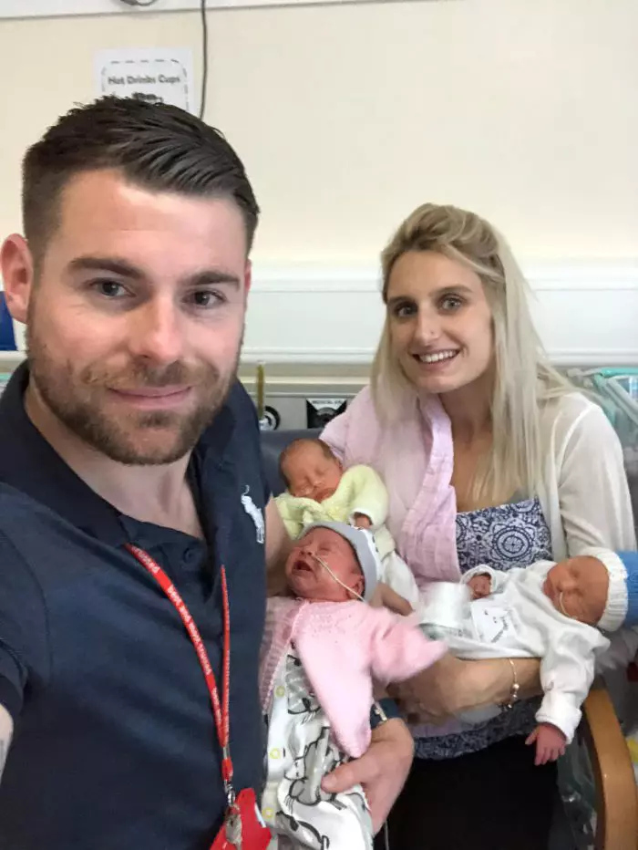 I Fell Pregnant With Triplets On Our First Date Even Though I Was On The Pill