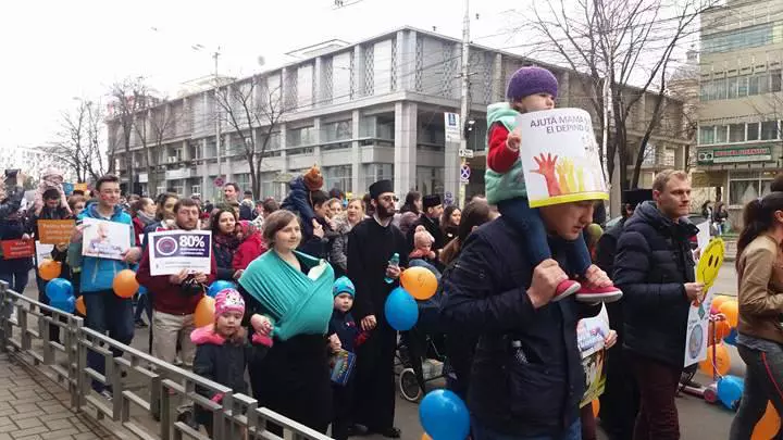 110.000 de persoane au participat la Marşul pentru viaţă 2017