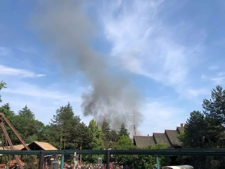 Fire at Europapark