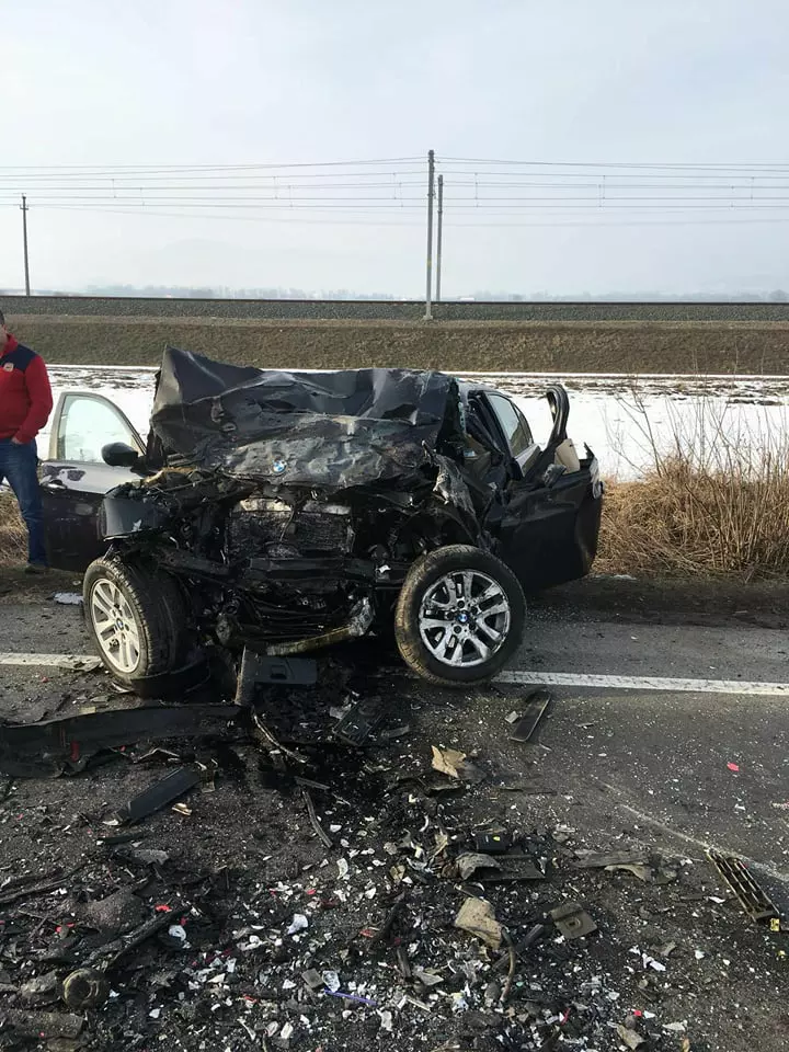 accident în Orăștie, județul Hunedoara