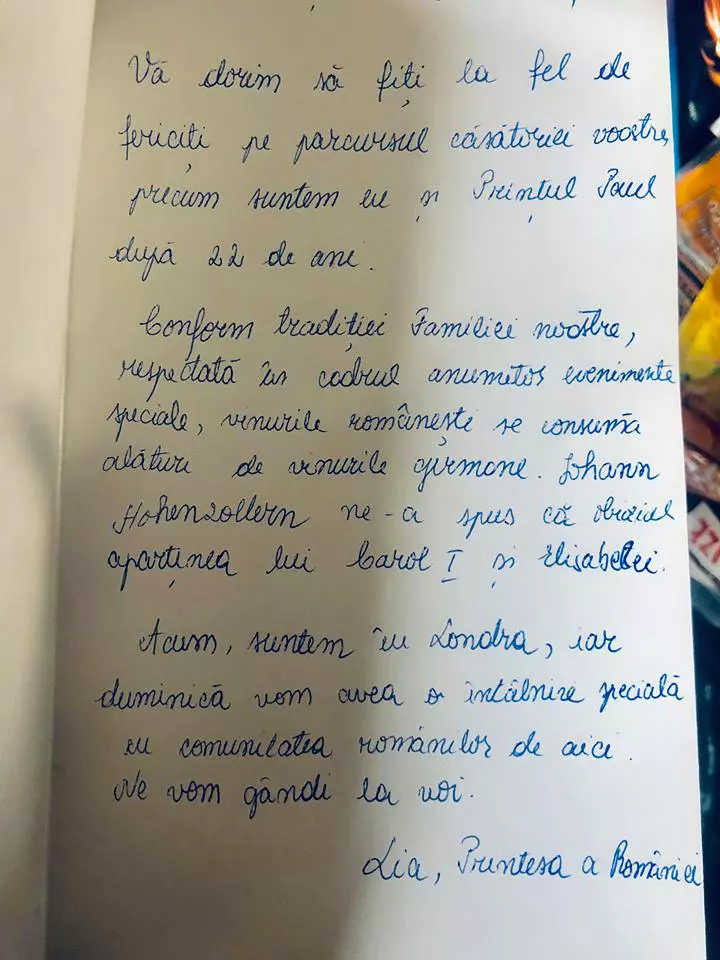 Mesajul Prințului Paul pentru nunta fostului principe Nicolae cu Alina-Maria Binder (3)