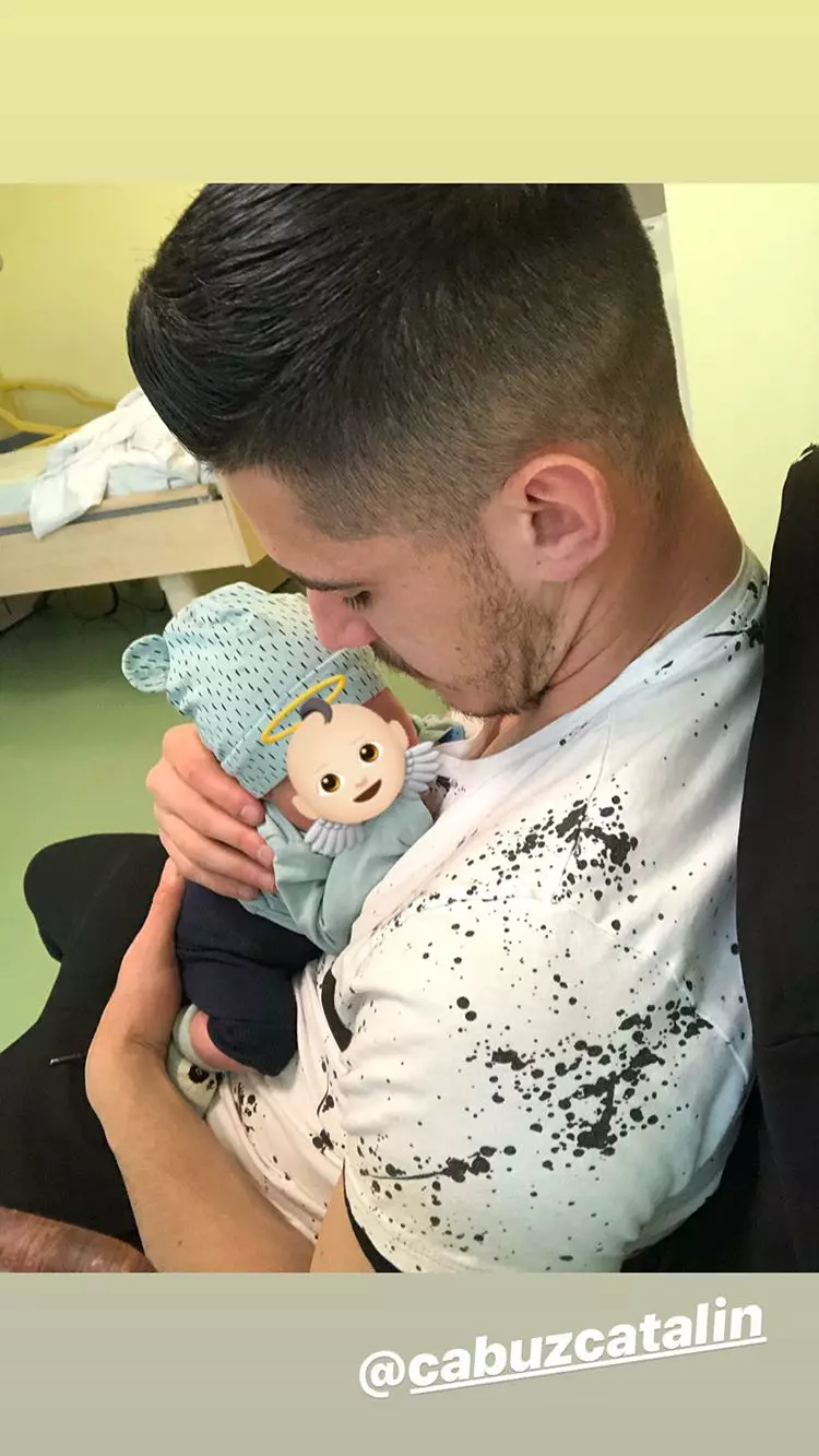 Cătălin Căbuz, un tată tânăr