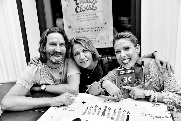 Frédéric Beigbeder la Undercloud. foto Cătălina Flămînzeanu