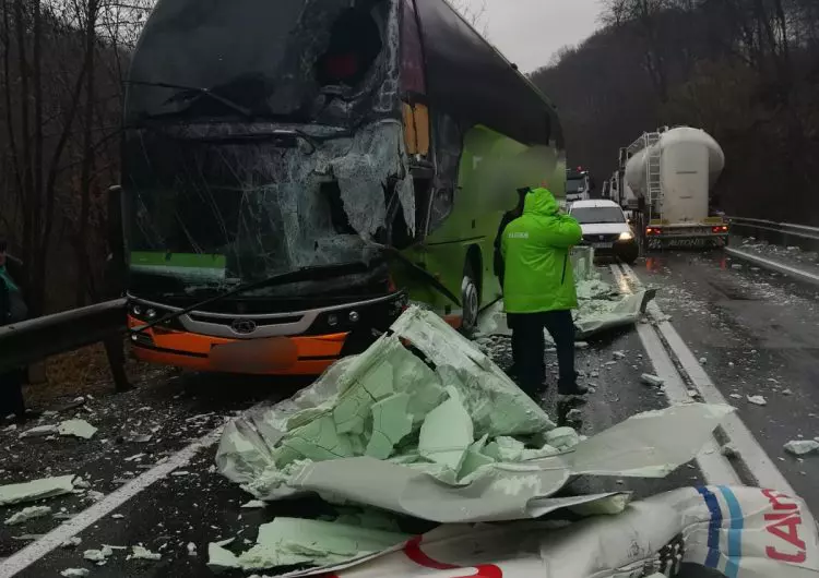 Accident pe DN1, în județul Sibiu