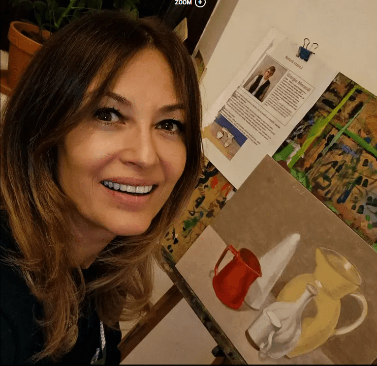 Anca Turcasiu s-a apucat de pictura