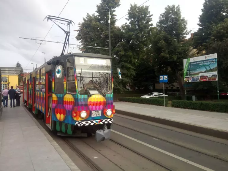 Tramvai pictat la Cluj (5)