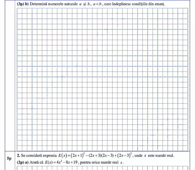 Subiecte simulare evaluare națională Matematică 2022. Ce subiecte au avut de rezolvat elevii. Foto: edupedu.ro
