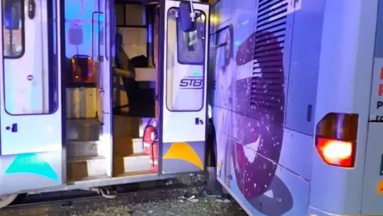 accident tramvai 41-autobuz 641(4)
