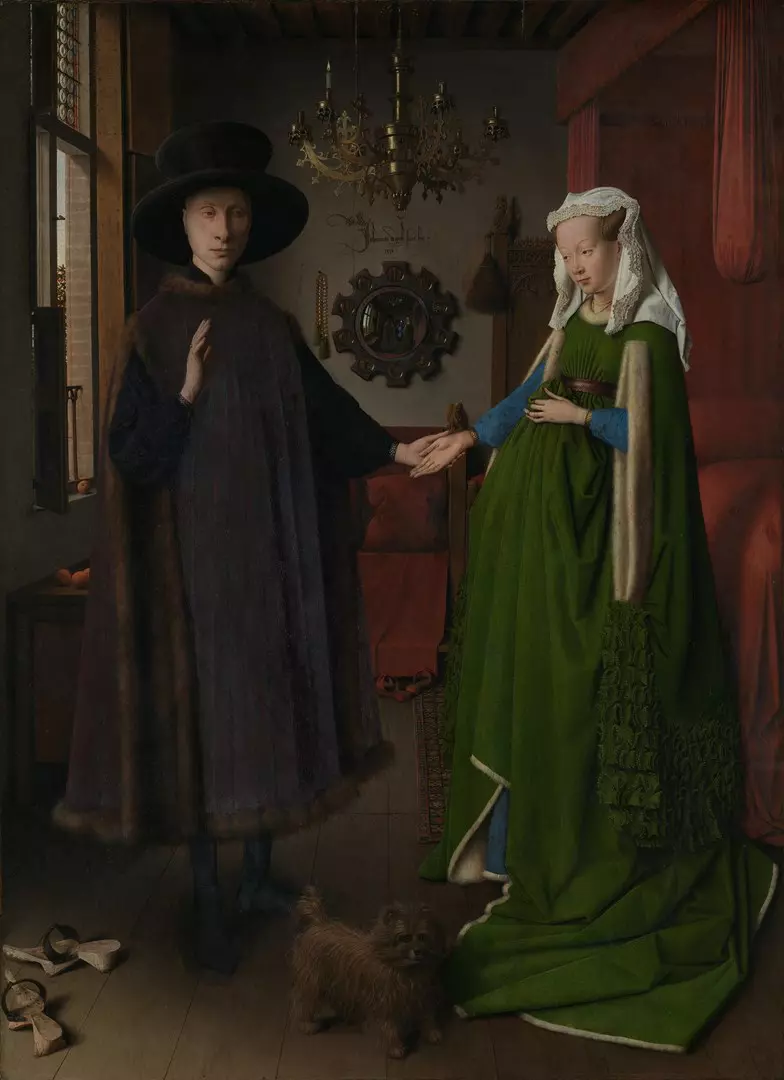 “Arnolfini Wedding Portrait” de Jan van Eyck - originalul