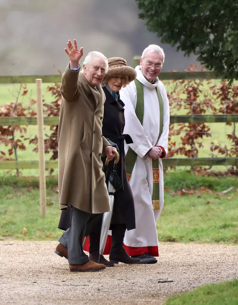 King Charles III, Sandringham, Norfolk, UK, on 4th February, 2024., Sandringham, Sandringham, Norfolk, England - 04 Feb 2024