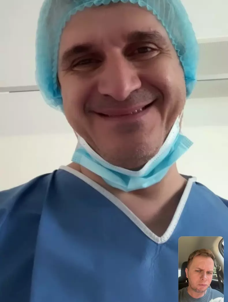 Codin Maticiuc si medicul care i-a salvat mama