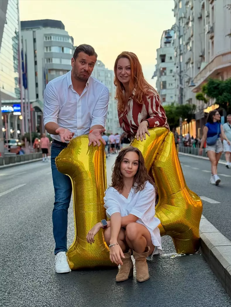Dan Cruceru si familia lui