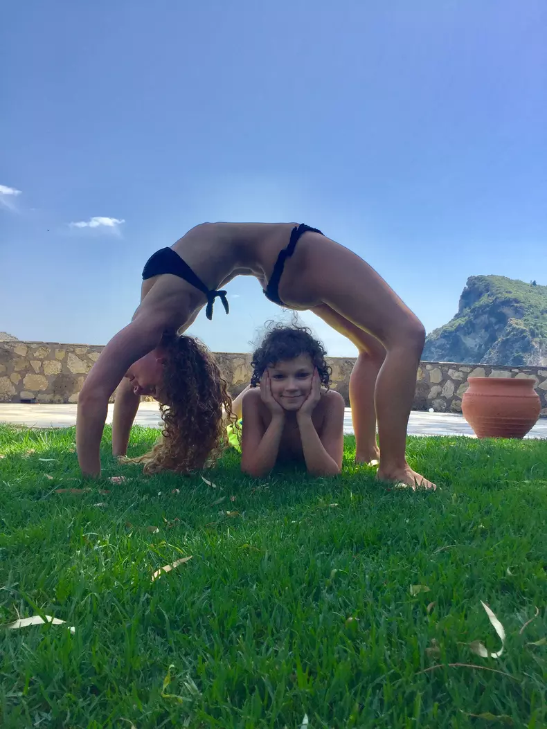 Andreea Aradits si Eric Aradits in Grecia