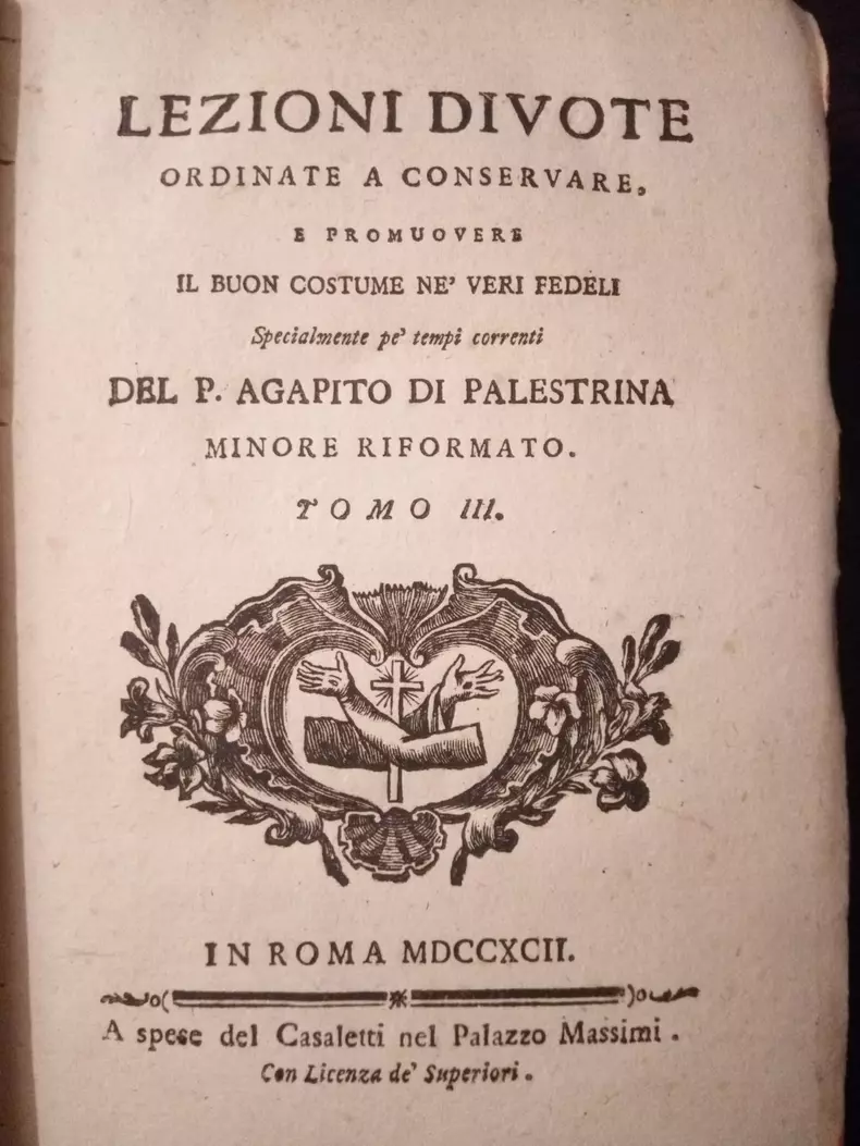 9. Carte de la 1797 cu foi facute din canepa