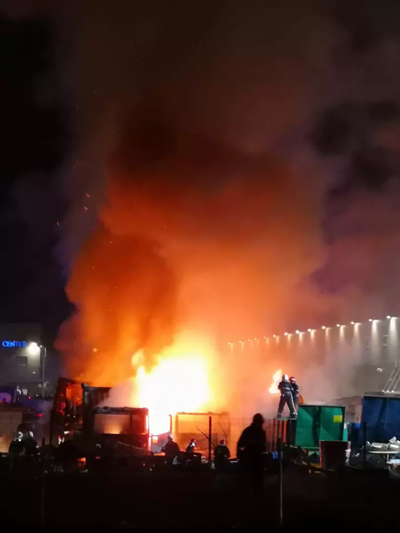 incendiu depozit A1 ciorogarla3