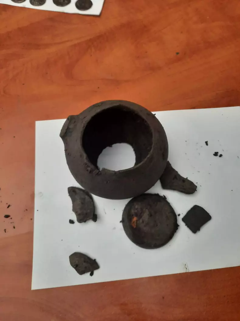 Monedele descoperite la Buftea