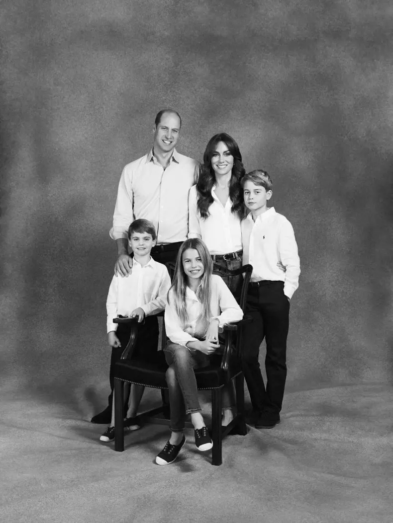 Familia Regală britanică fotografii Crăciun (2)
