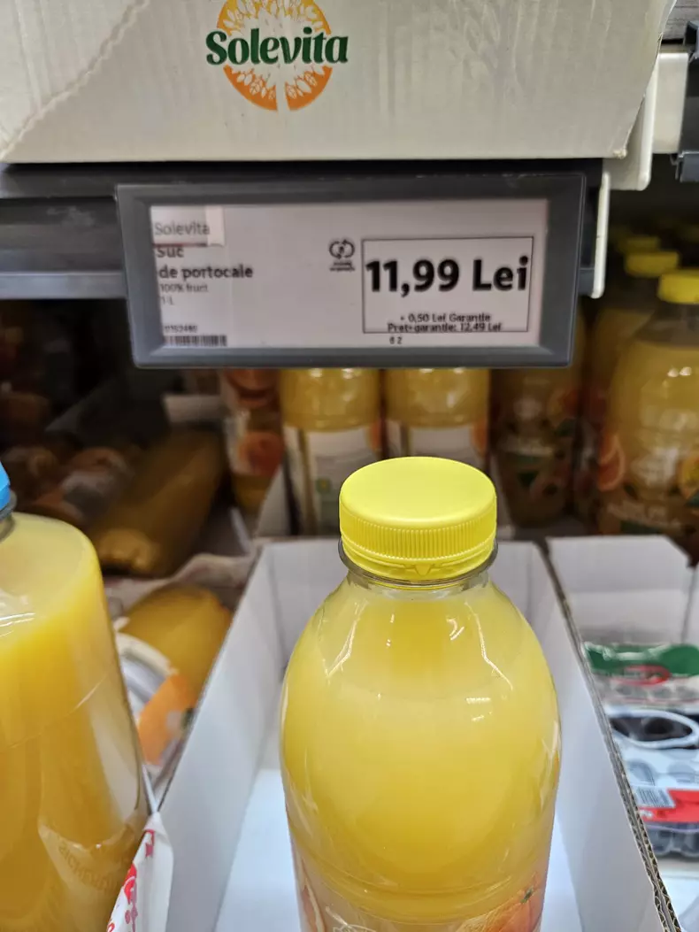 9. Suc portocale Solevita Romania