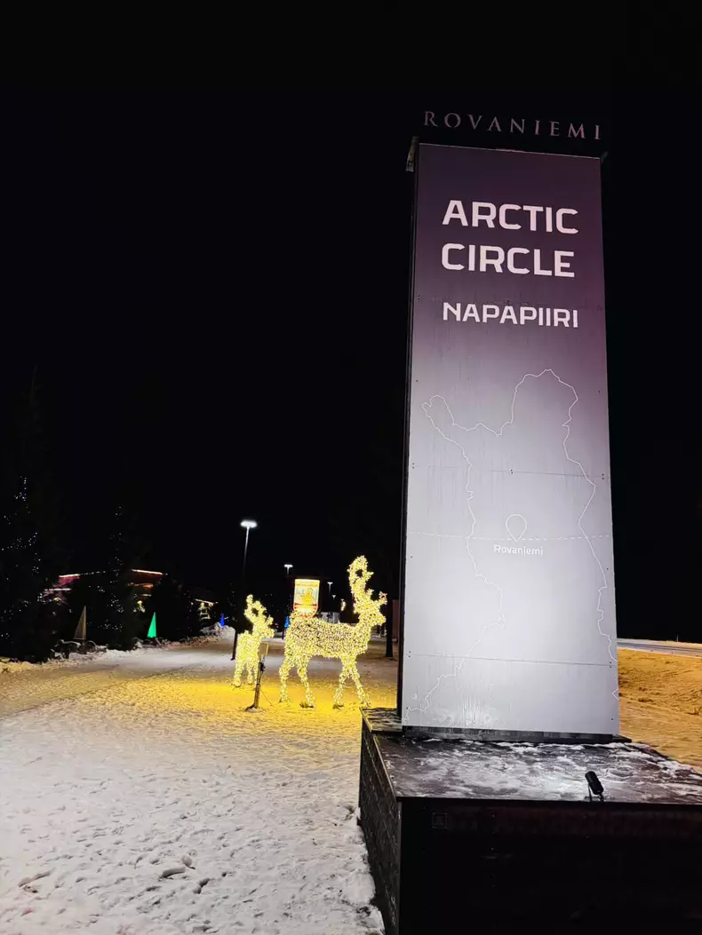 Imagine surprinsă de Bertici Attila la Rovaniemi. Foto Facebook Bertici Attila
