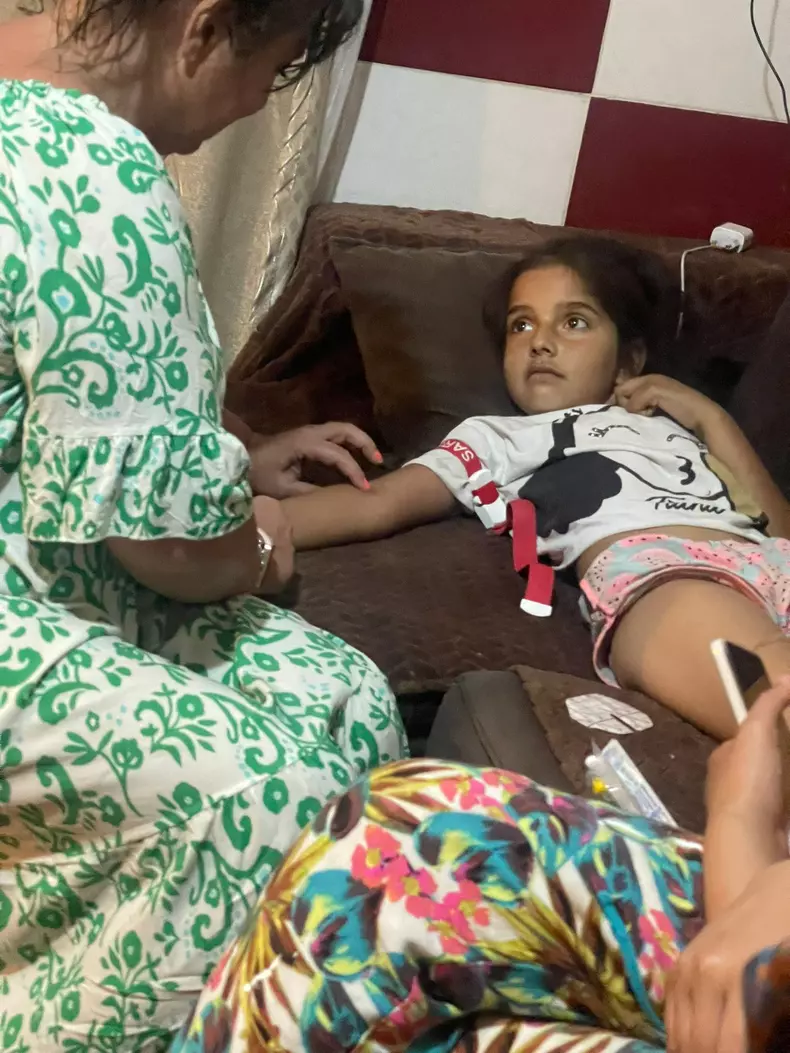 2. Crenguța la perfuzii acasă -