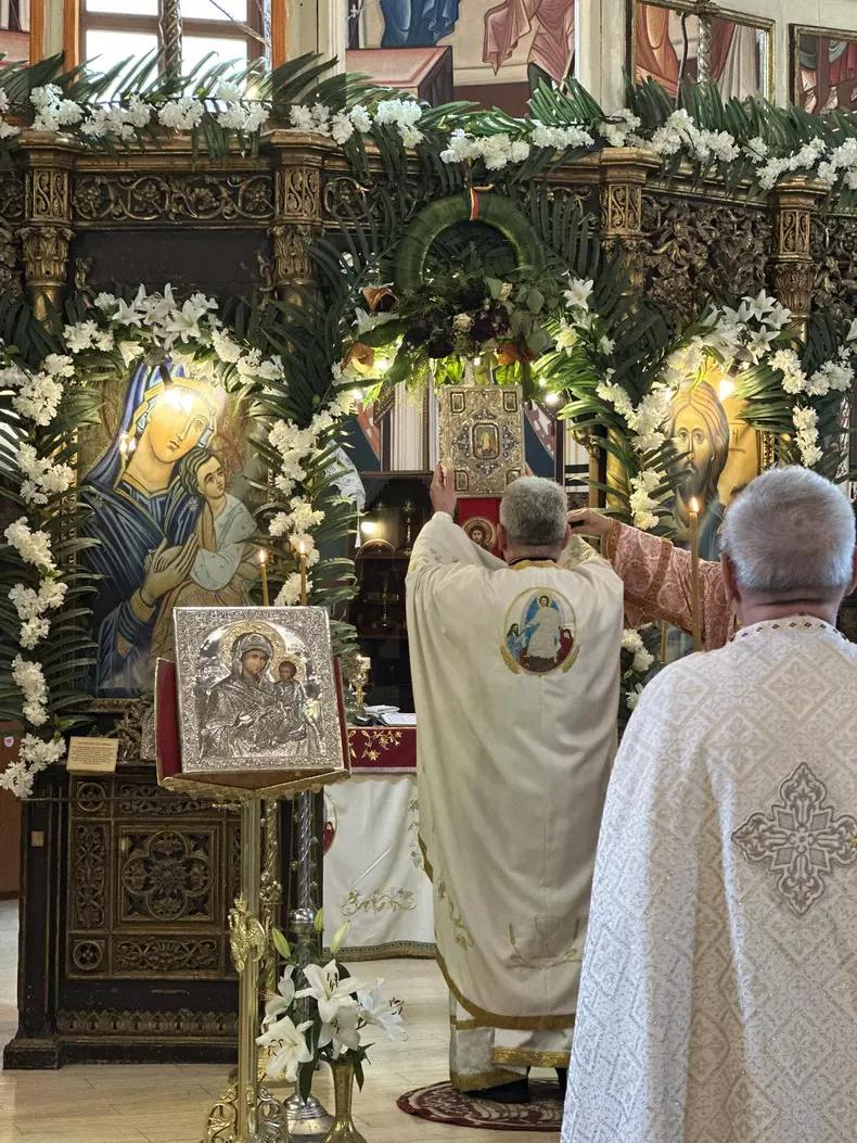 Ilinca Simion a mers la biserică în ziua alegerilor