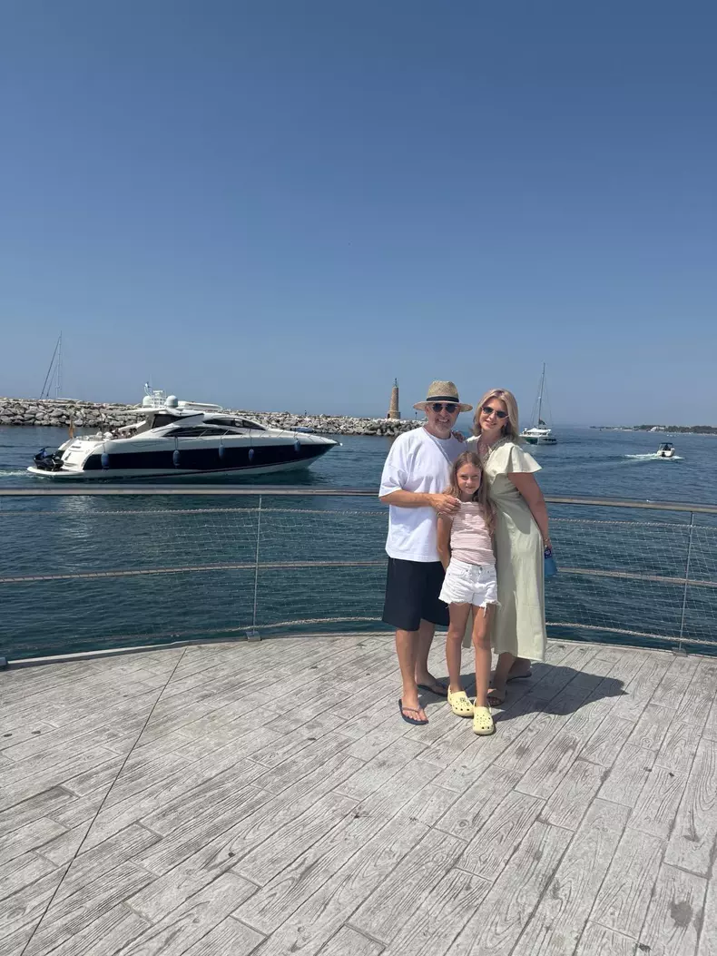 Chef Sautner si familia, in vacanta