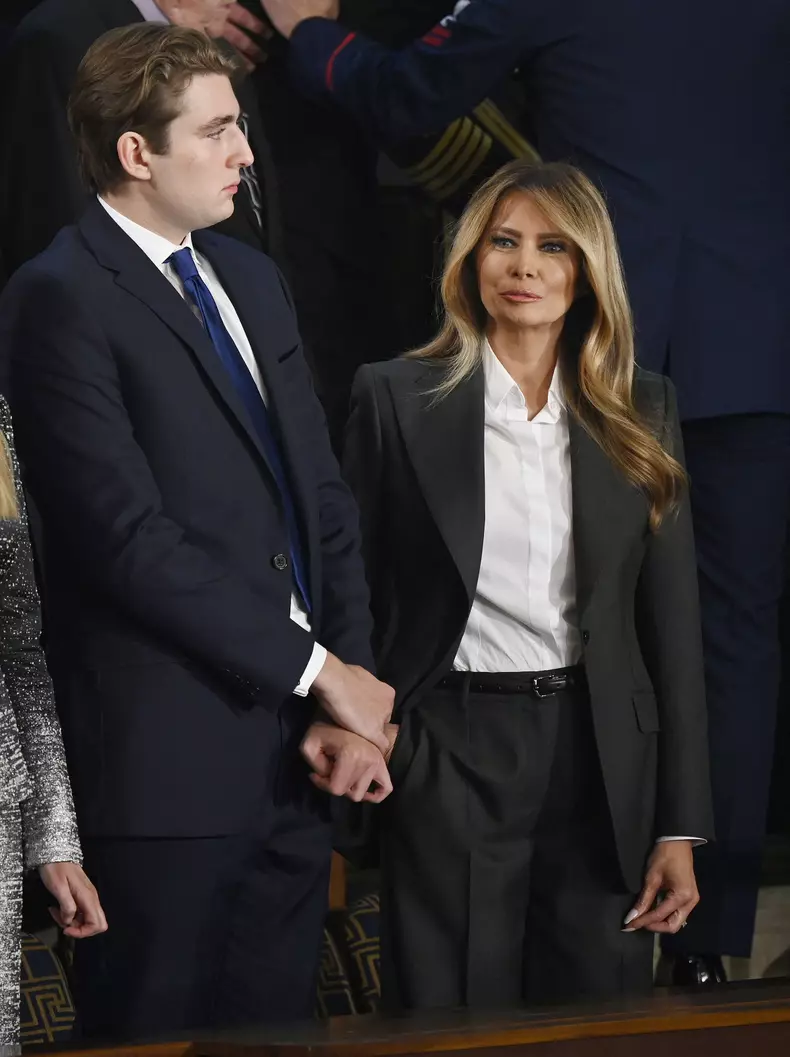 Melania Trump și Barron Trump