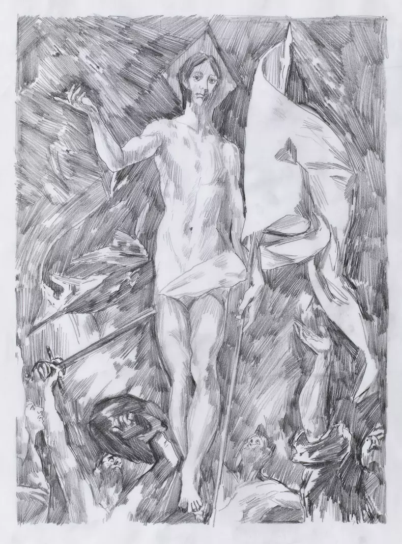 Ciprian Mureșan - Study (after El Greco)