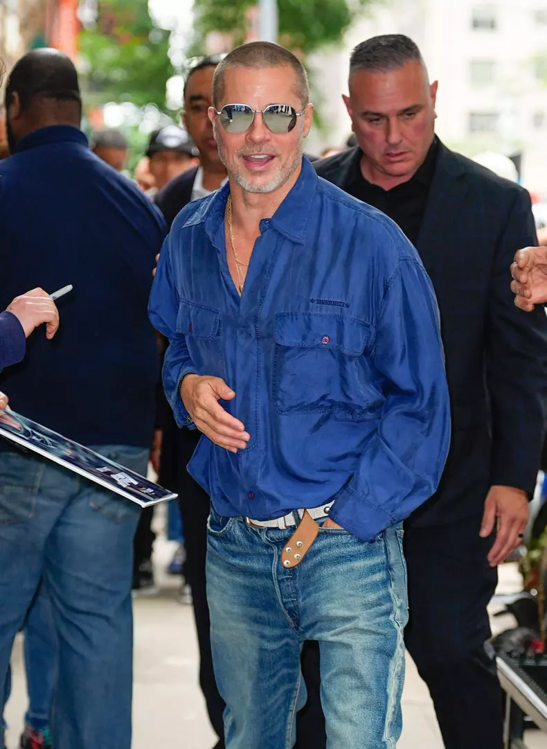 Brad Pitt Is Seen In Manhattan, New York City - 6/16/25