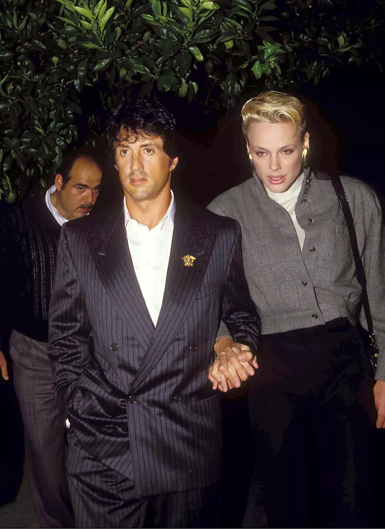SYLVESTER STALLONE si BRIGITTE NIELSEN (northfoto)