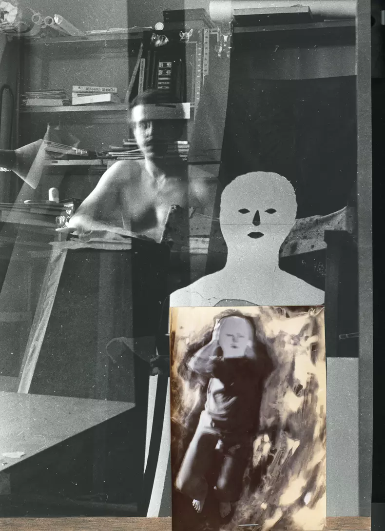 3) Iosif Kiraly, Selfpotrait with Mirror Mask, 1990