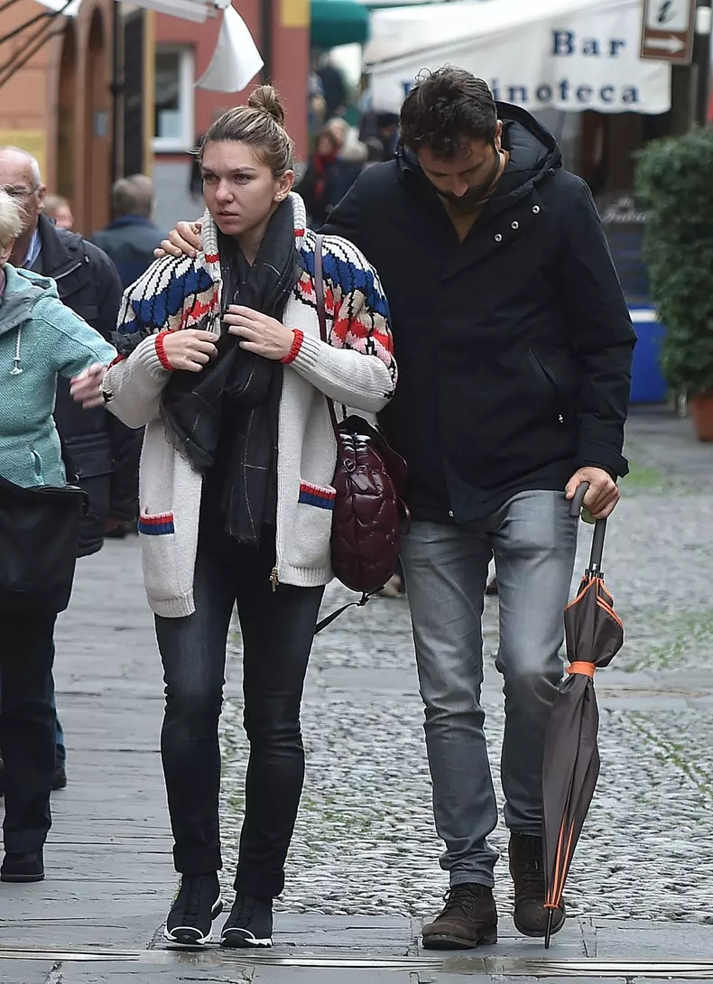 *EXCLUSIVE* Simona Halep and her new boyfriend seen in Portofino