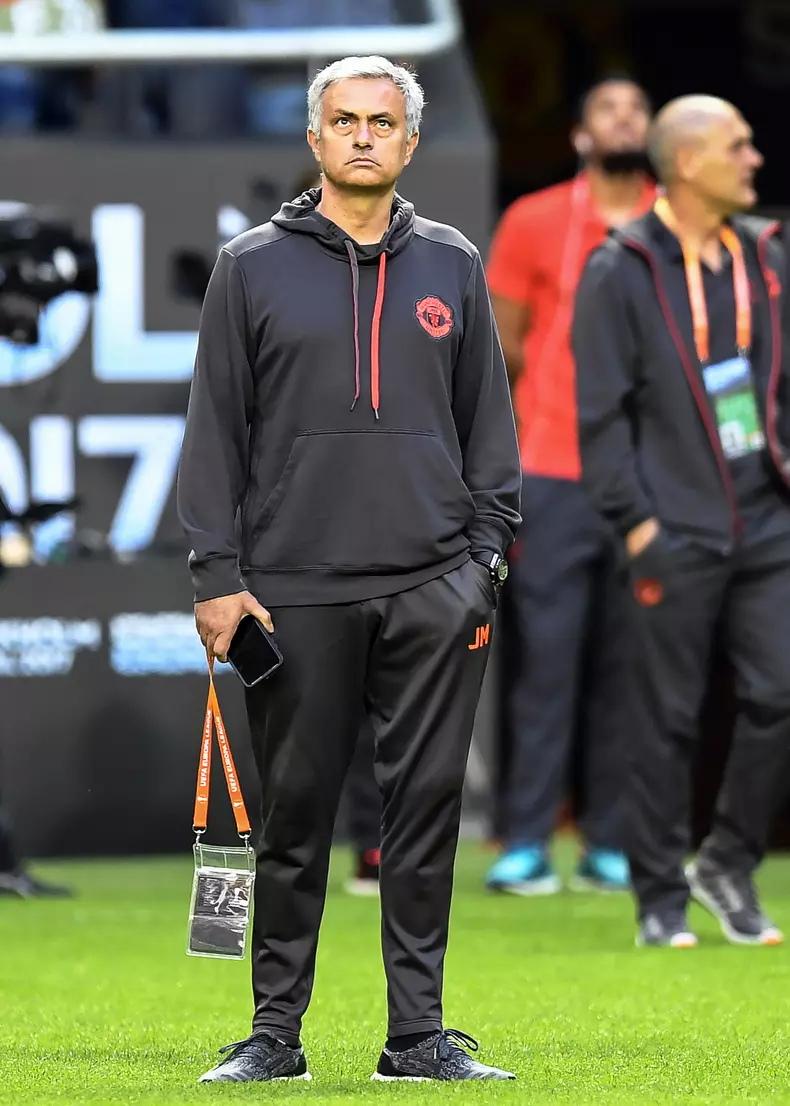 Manchester United pitch inspection